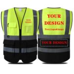 Gilets Haute Visibilité Imprimés Logo Personnalisé